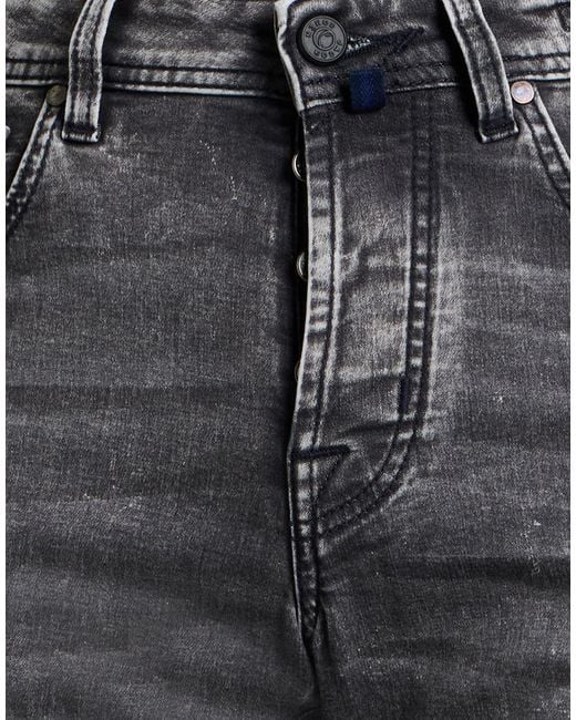 Jacob Cohen Gray Jeans Cotton, Polyester, Elastane for men