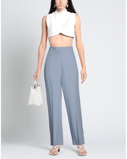 Khaite Blue Trouser