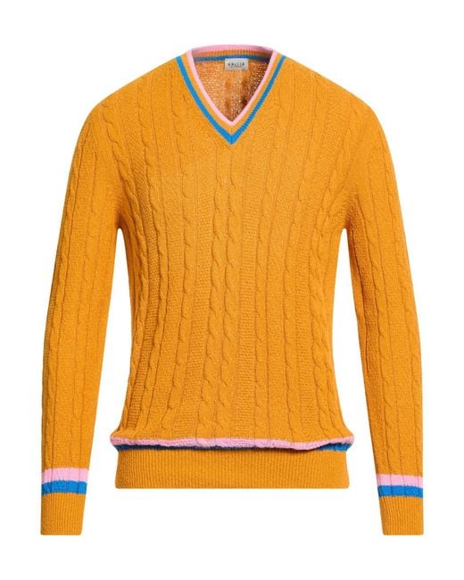 Pullover GALLIA de hombre de color Orange