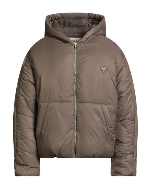 Mordecai Brown Khaki Puffer Polyamide for men