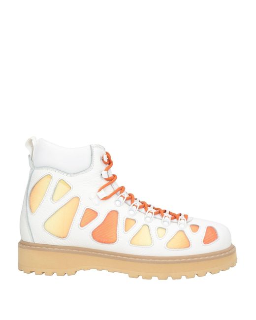 Diemme Pink Ankle Boots Leather, Textile Fibers for men