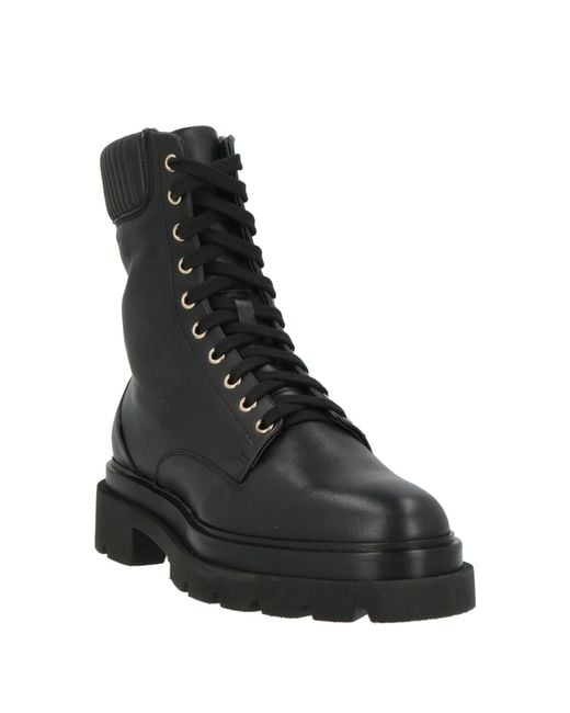 Santoni Black Stiefelette