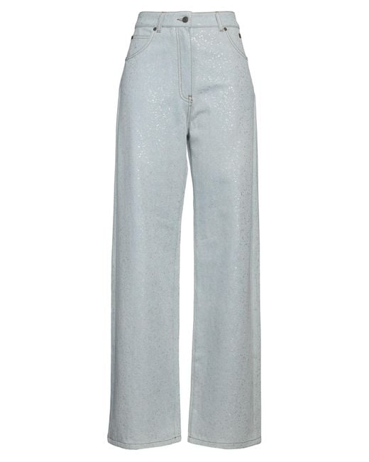 MSGM Gray Jeans Cotton