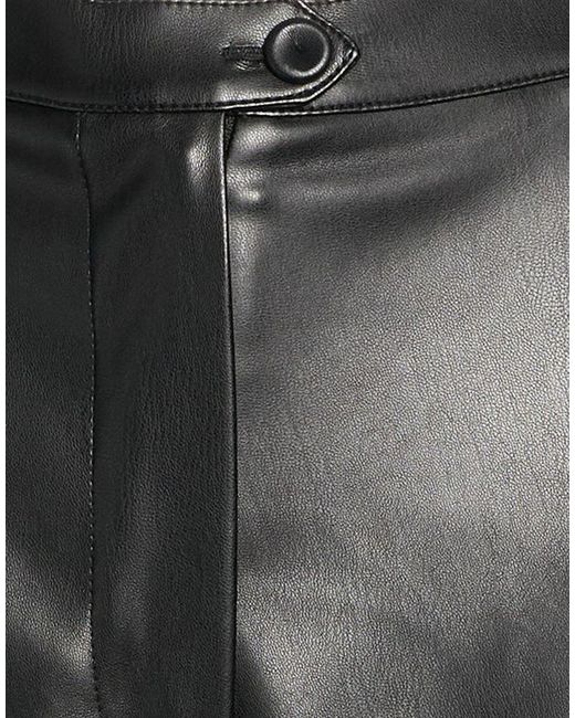 Manila Grace Black Pants Polyurethane, Polyester