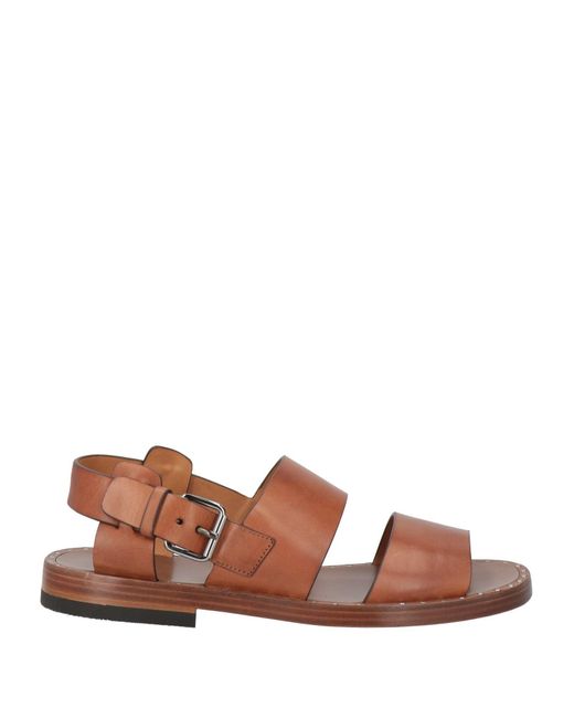 Church's Brown Tan Sandals Calfskin for men
