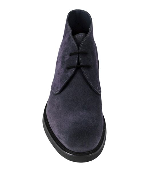 Doucal's Blue Ankle Boots for men