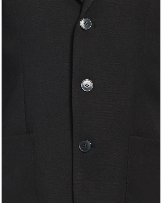 Liu Jo Black Blazer Polyester, Wool, Elastane for men