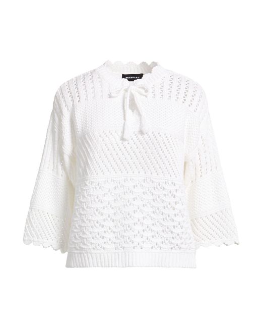 Pullover Repeat Cashmere de color White