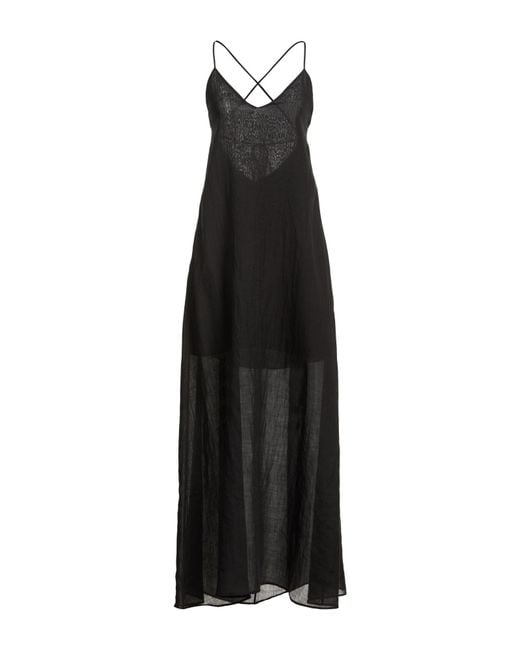 Fisico Black Maxi Dresses