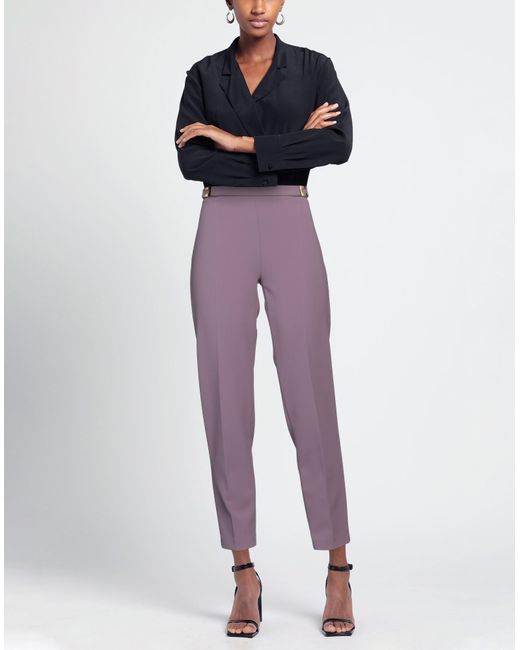 Elisabetta Franchi Purple Pants