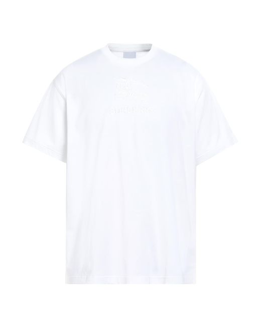 T-shirt di Burberry in White da Uomo