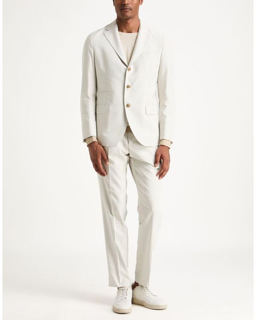 Traje Eleventy de hombre de color White