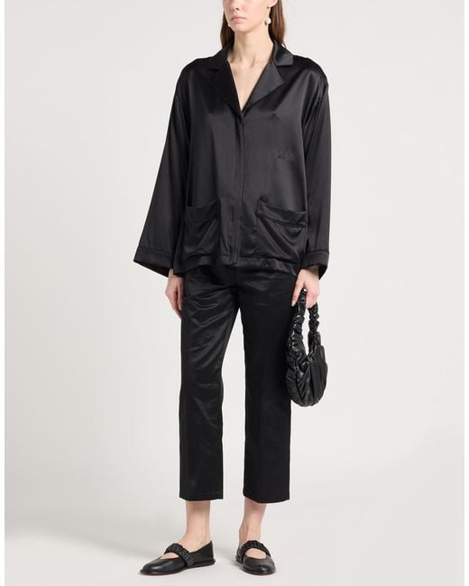 Max Mara Black Shirt Silk
