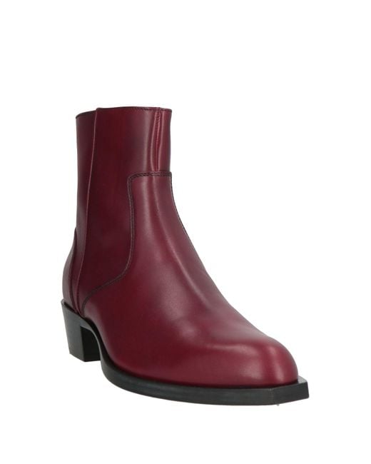 Sergio Rossi Purple Ankle Boots for men