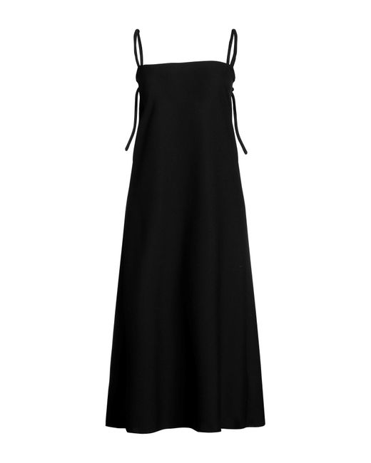 Nanushka Black Midi Dress