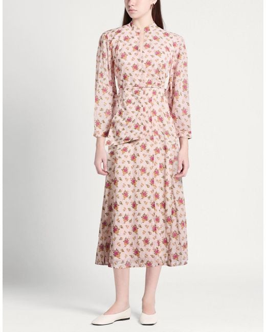 Antik Batik Pink Midi Dress