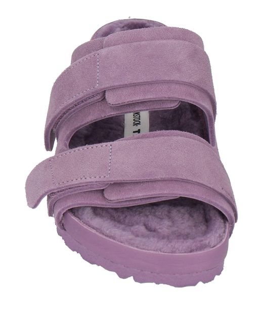 Birkenstock x Tekla Purple Sandals