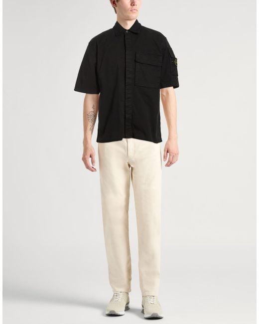 Stone Island Black Shirt for men