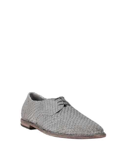 Pantanetti Gray Lace-up Shoes for men