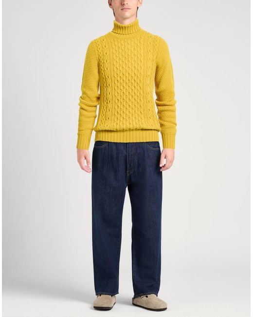 Drumohr Yellow Turtlenecks for men