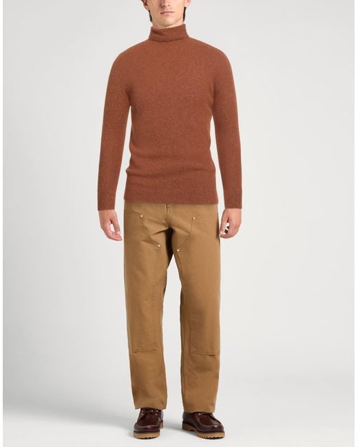 Col Roulé Alpha Studio pour homme en coloris Brown