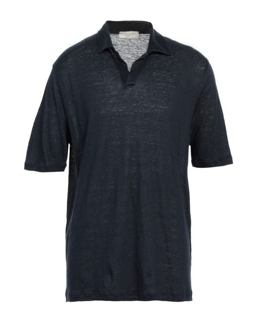 FILIPPO DE LAURENTIIS Blue Polo Shirt for men