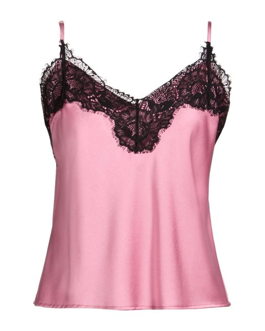 Pinko Pink Top Polyester, Polyamide