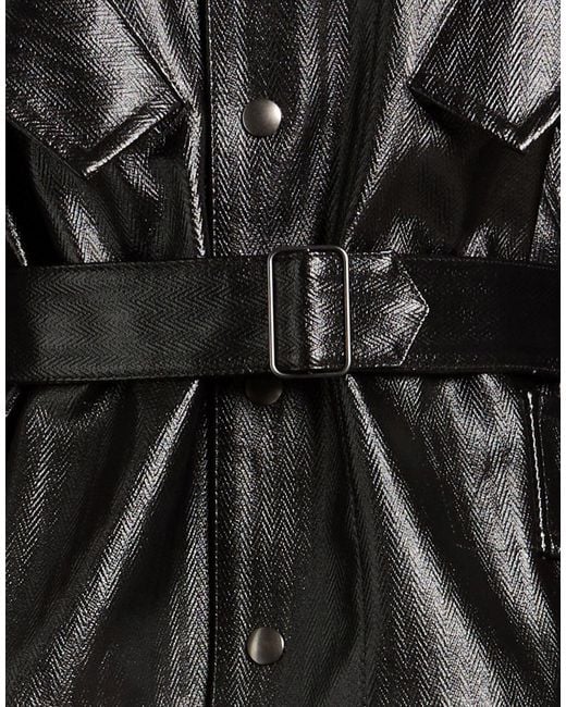 Maison Margiela Black Jacket Cotton, Polyurethane