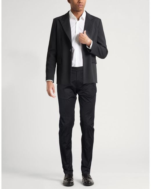 Berwich Blue Pants Cotton, Elastane for men
