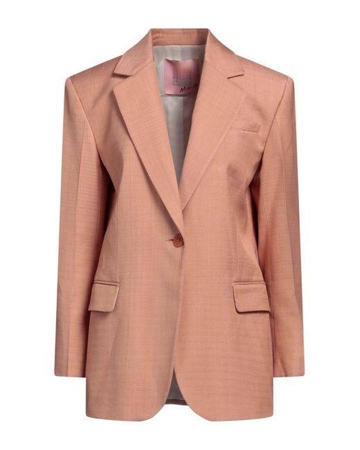 Sandro Pink Canvas Blazer