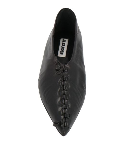 Jil Sander Black Ballet Flats