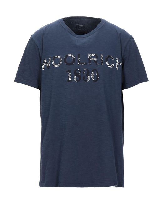 Woolrich Blue T-shirt for men