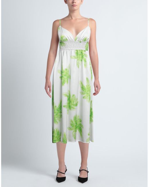 Berna Green Midi Dress