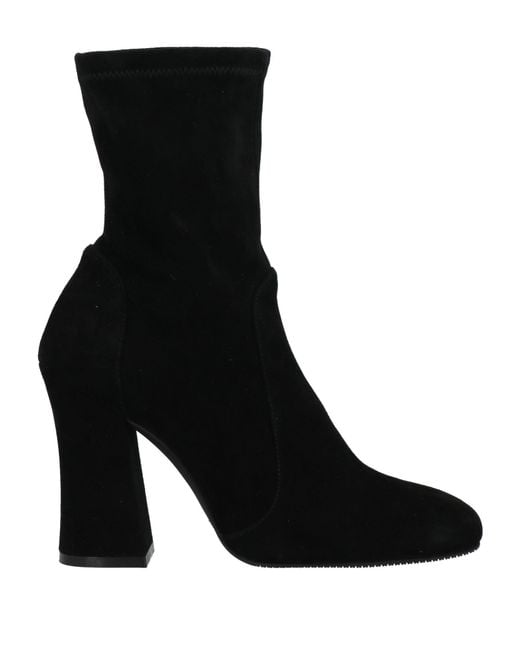 Stuart Weitzman Black Ankle Boots