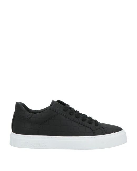 HIDE & JACK Black Sneakers for men