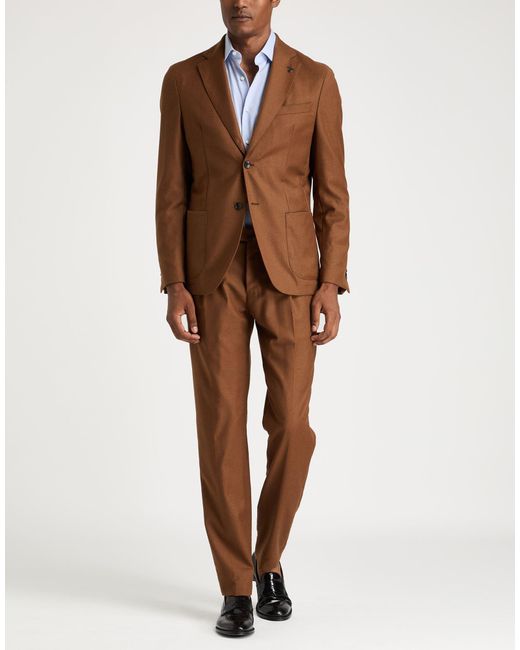 Paoloni Brown Suit for men