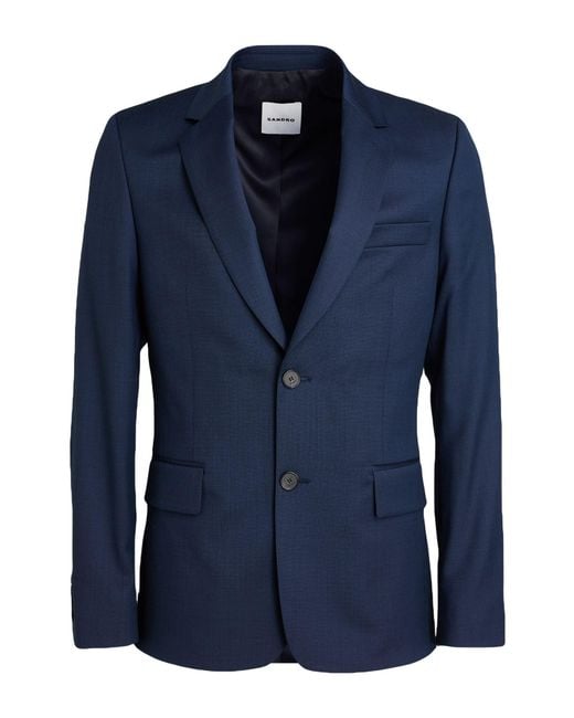 Sandro Blue Blazer for men