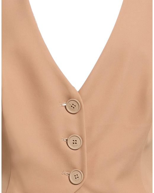 Hanita Natural Camel Top Polyester, Elastane