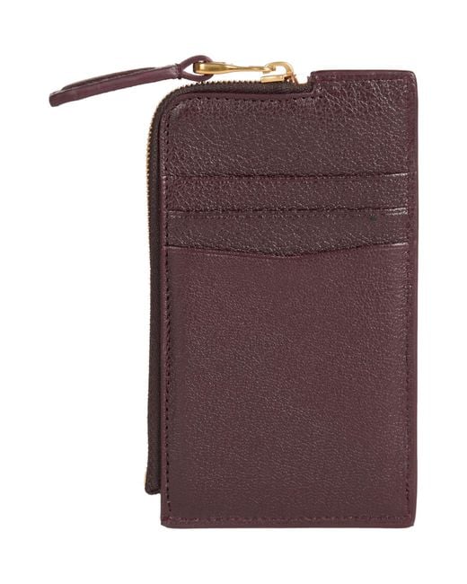 Dunhill Purple Document Holder Leather for men