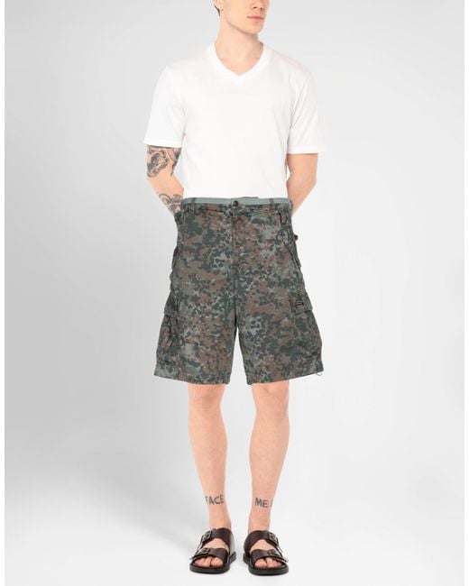 DIESEL Gray Shorts & Bermuda Shorts for men