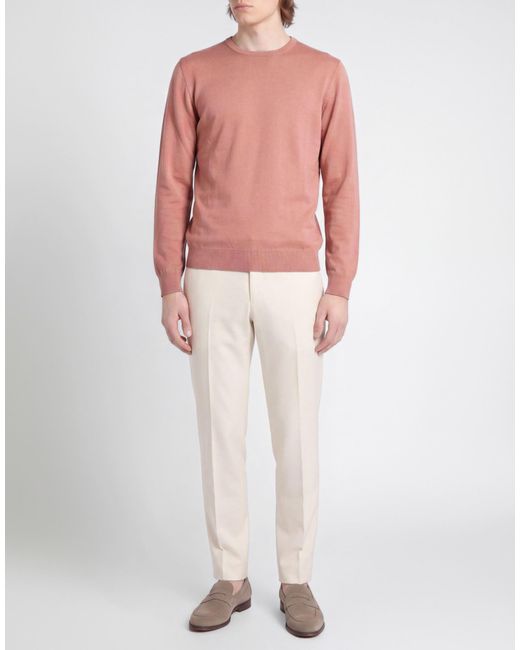 Gran Sasso Pink Sweater Cotton for men