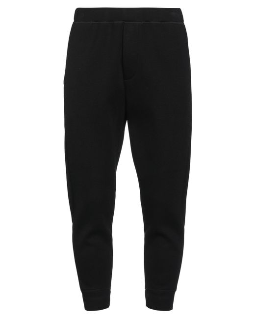 DSquared² Black Pants Viscose, Elastane for men