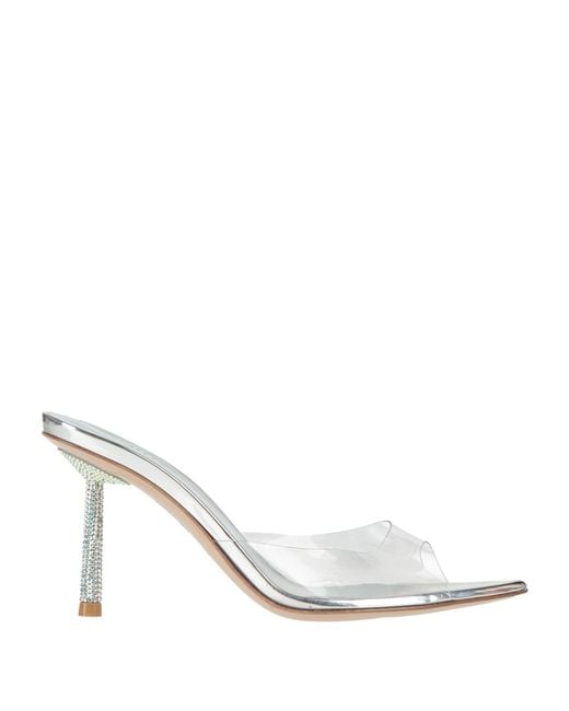Le Silla White Sandals