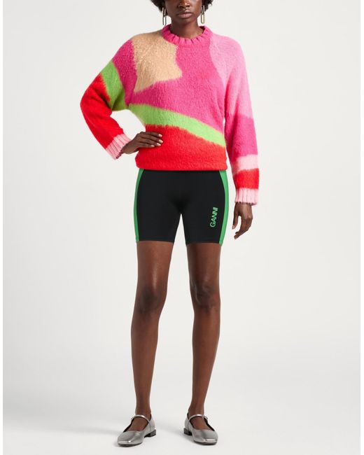 Ganni Green Shorts & Bermuda Shorts