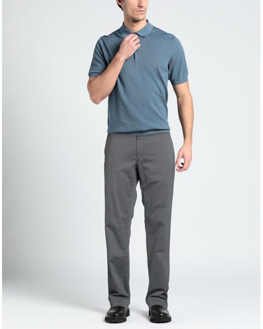 Mason's Gray Pants Cotton, Elastane for men