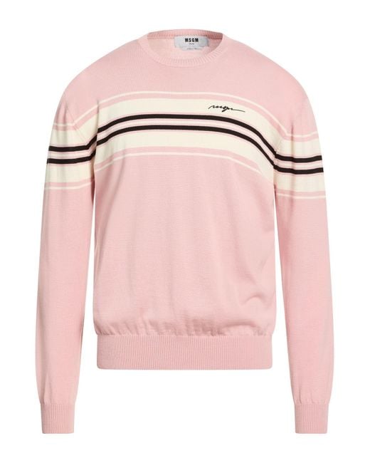 MSGM Pullover in Pink für Herren