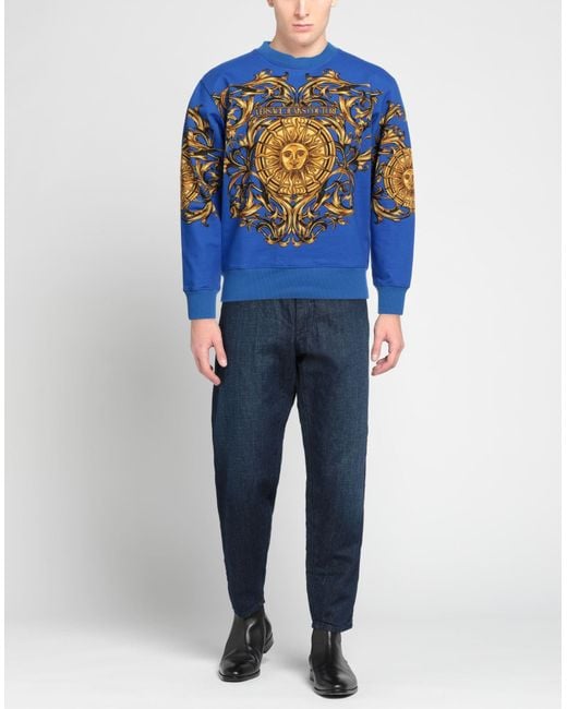 Versace Jeans Couture Blue Sweatshirt for men