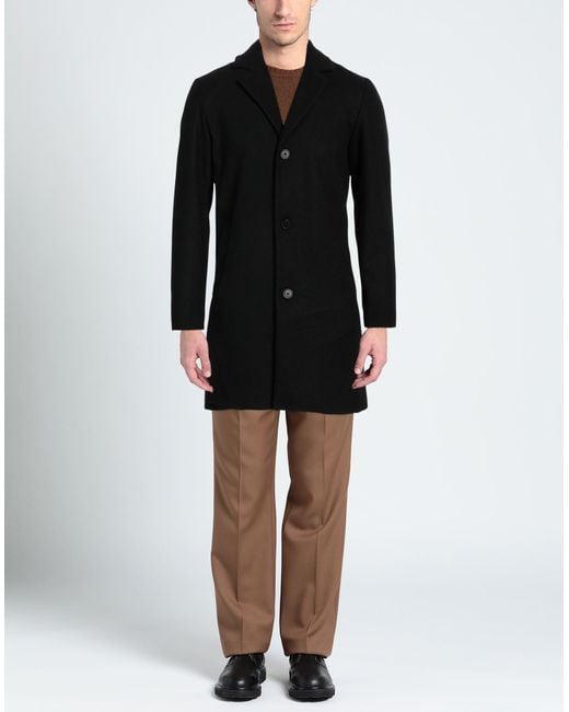 Jack & Jones Black Coat for men
