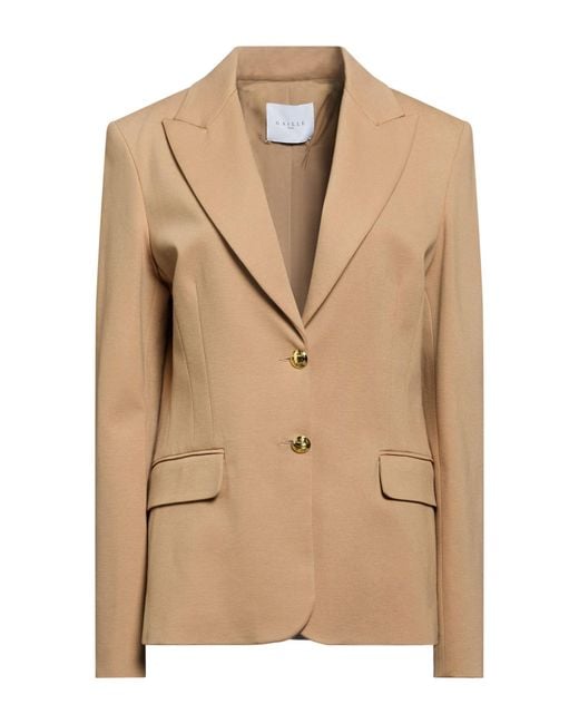 Gaelle Paris Natural Blazer Viscose, Polyamide, Elastane