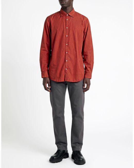 Camisa Massimo Alba de hombre de color Red